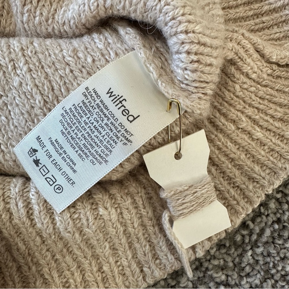 Wilfred Atwood Sweater Size XS Tan - Picture 7 of 11